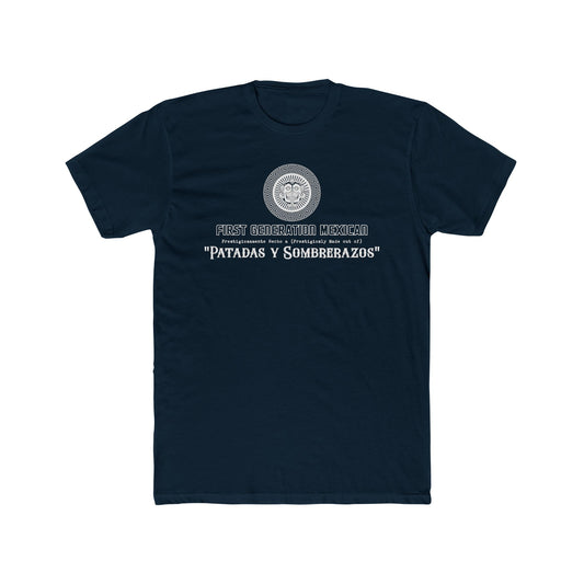 Crew Tee: Mexican American Culture &quot;Patadas y Sombrerazos&quot; Celebration Shirt