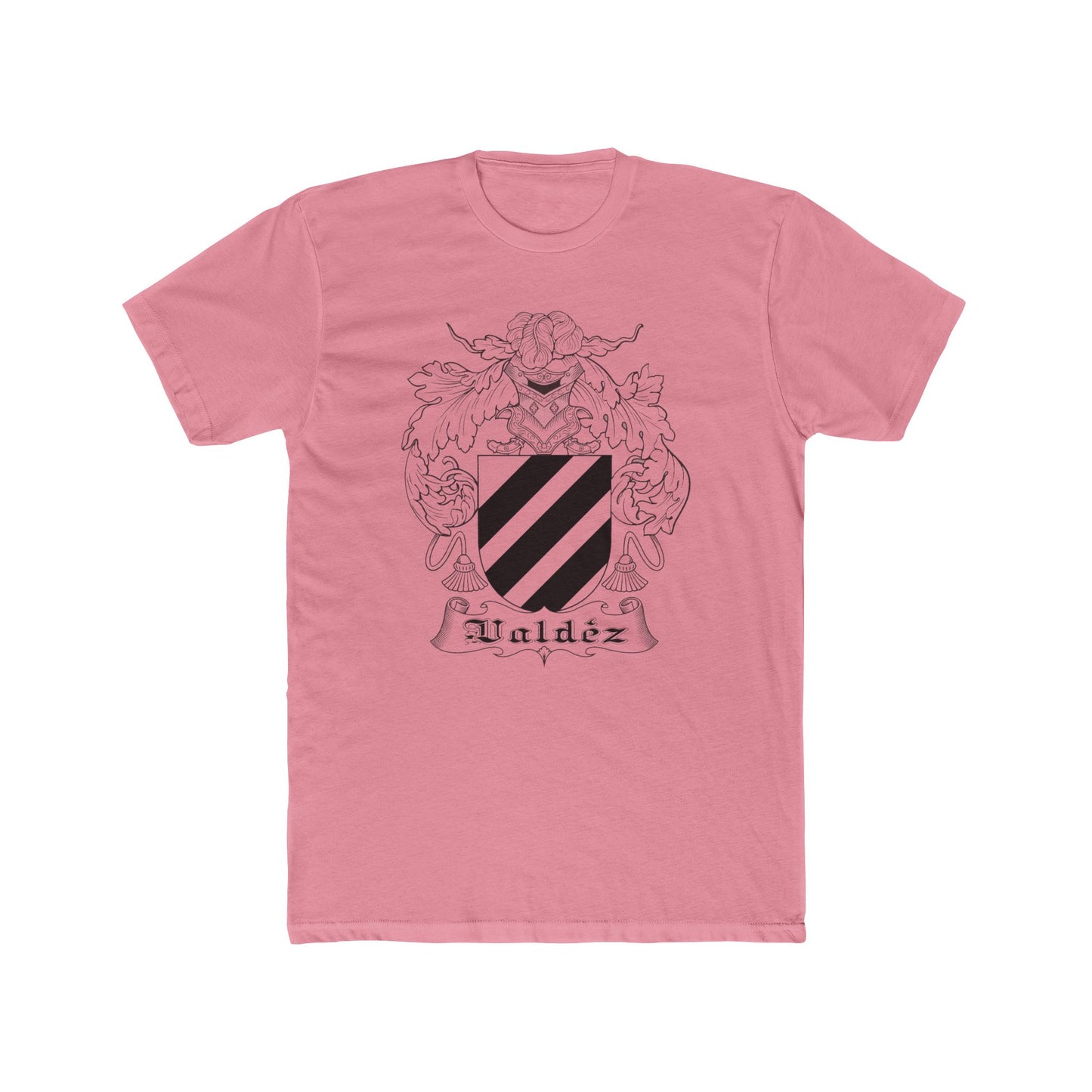 T-Shirt Valdez Coat of Arms Spanish Mexican Heritage Unisex Cotton Crew Tee