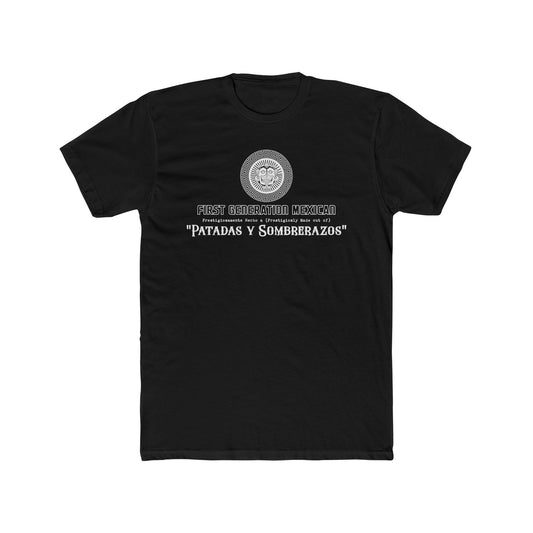 Crew Tee: Mexican American Culture &quot;Patadas y Sombrerazos&quot; Celebration Shirt