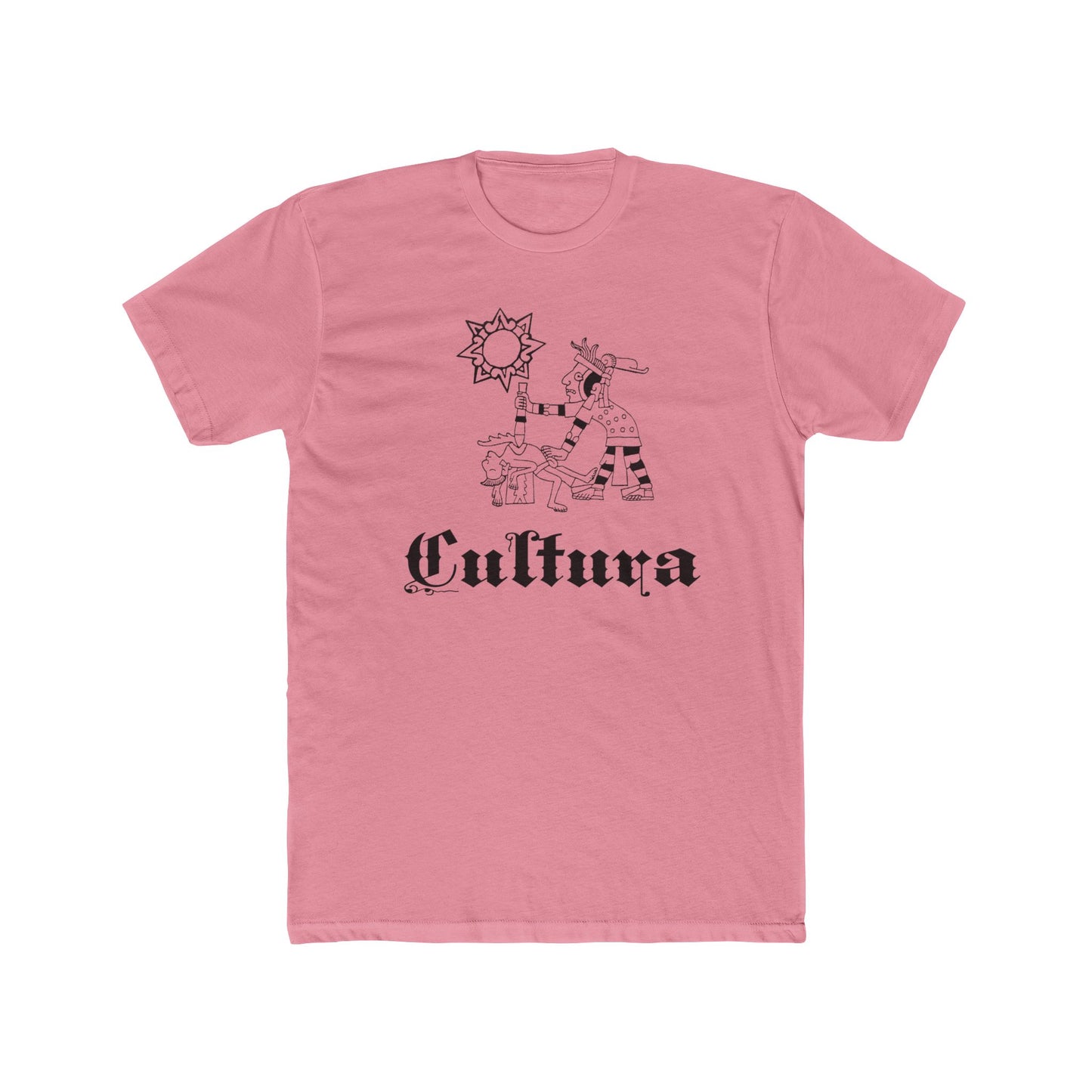 Aztec Art Unisex Tee - Mexican Heritage Aztec God Culture